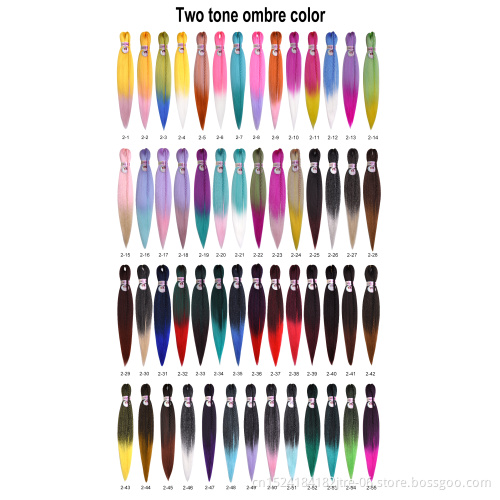 Kanekalon high quality fiber synthetic pre stretched braiding hair wholesale manufacturer factory, ez braid supplier vendor